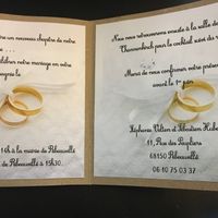 Faire part champêtre - 1