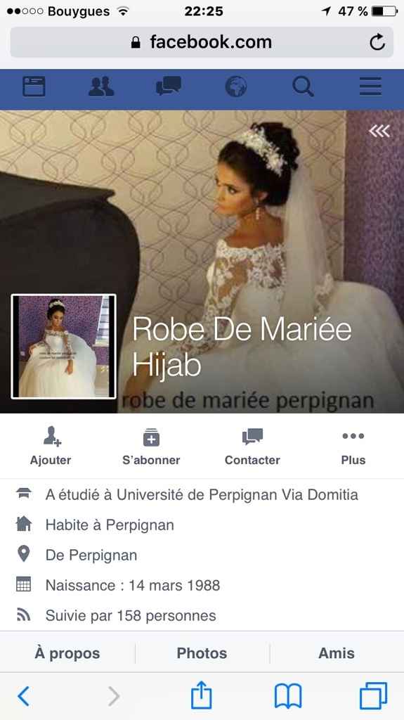 Robe de mariée pour femme voilée - 1