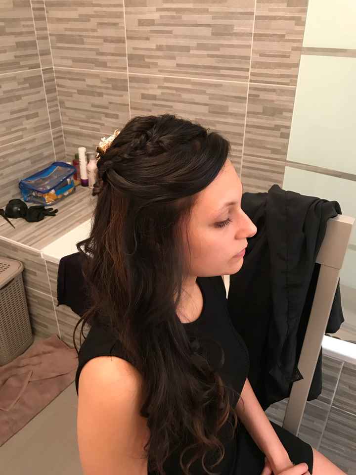 Dernier essai coiffure avant le jour j!!👌🏼💇🏻‍♀️ - 1