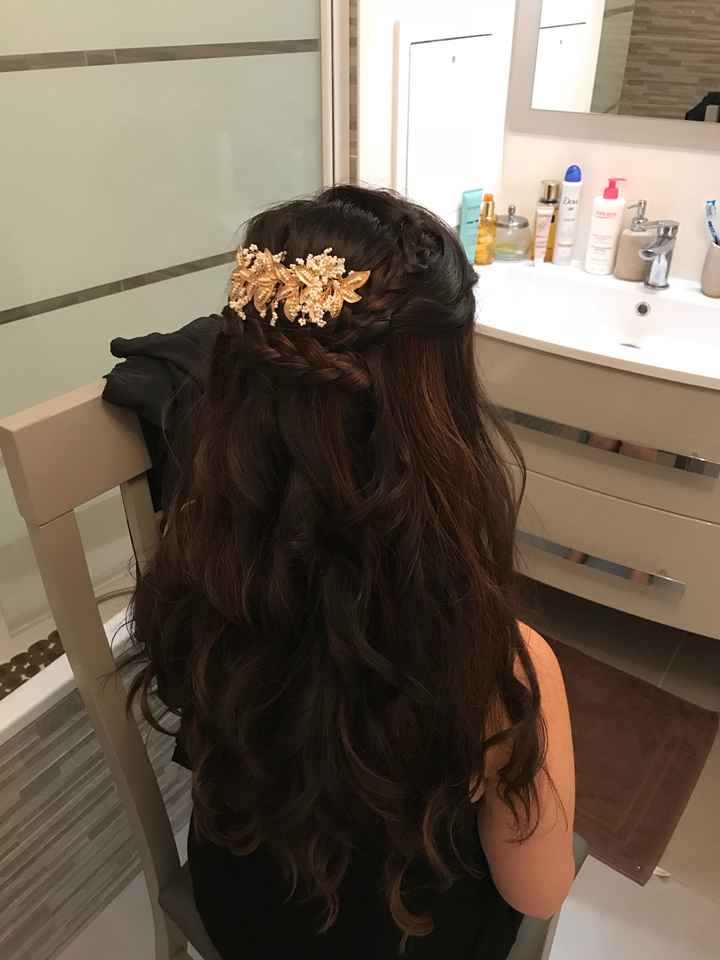 Dernier essai coiffure avant le jour j!!👌🏼💇🏻‍♀️ - 2