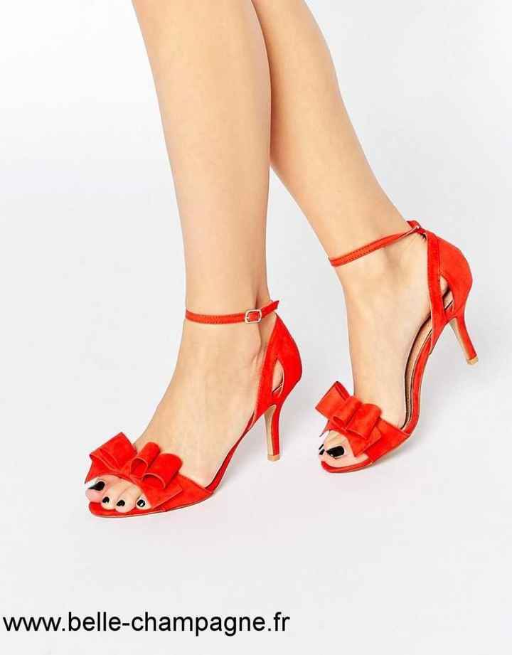 Sandales rouge