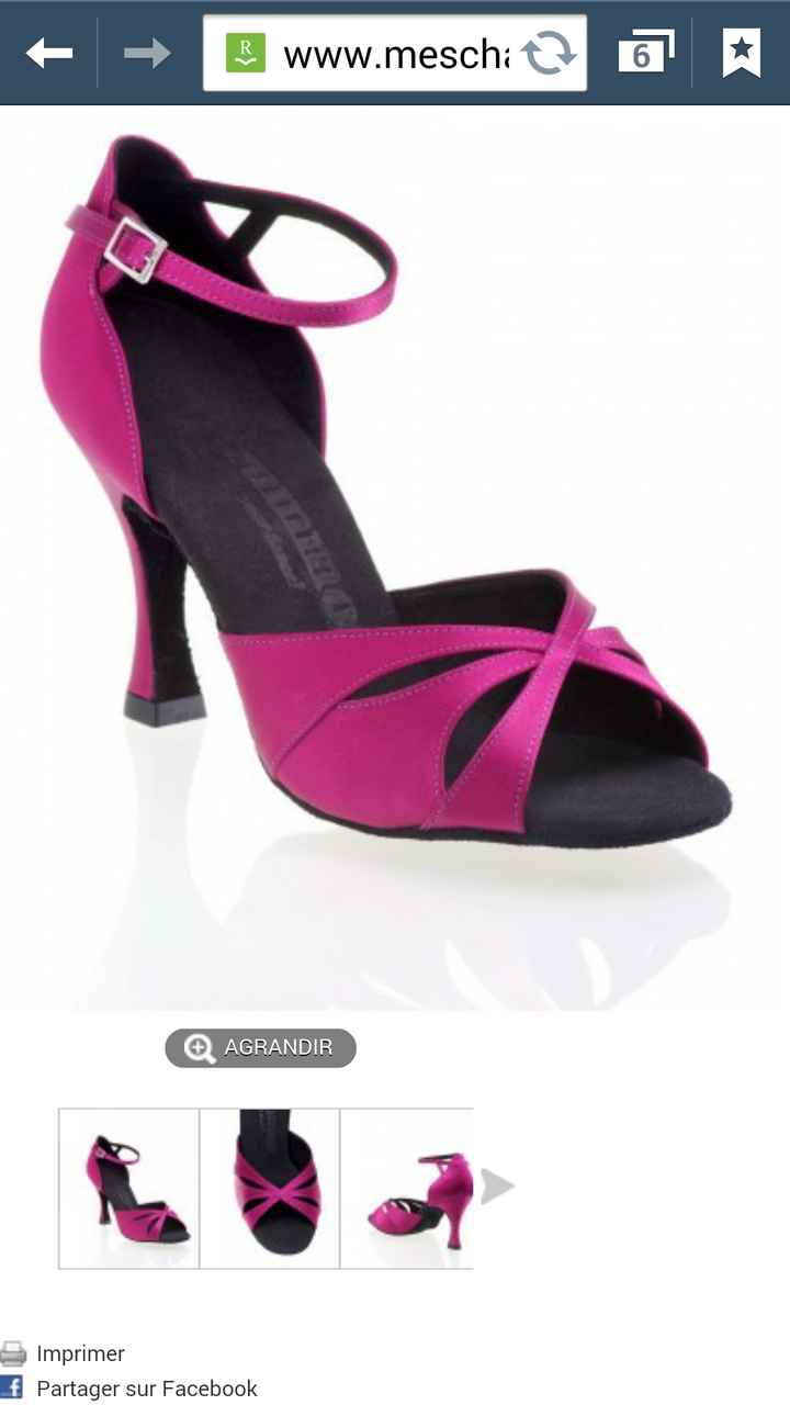 Chaussures rose Fushia! - 1