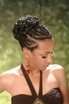 Coiffure cheveux afro - 1