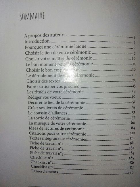 Cérémonie laïque - 1