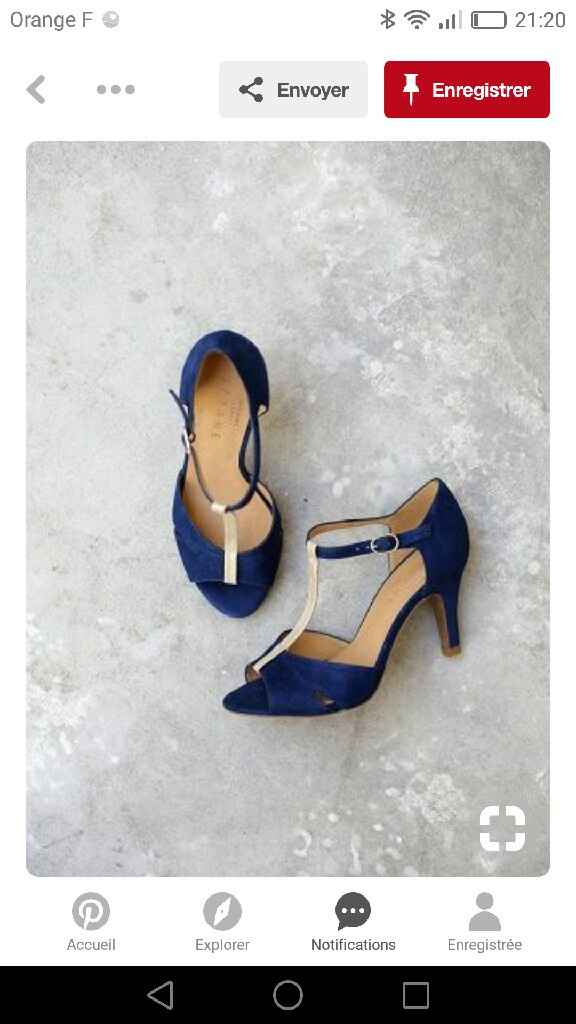 Chaussures bleues - 1