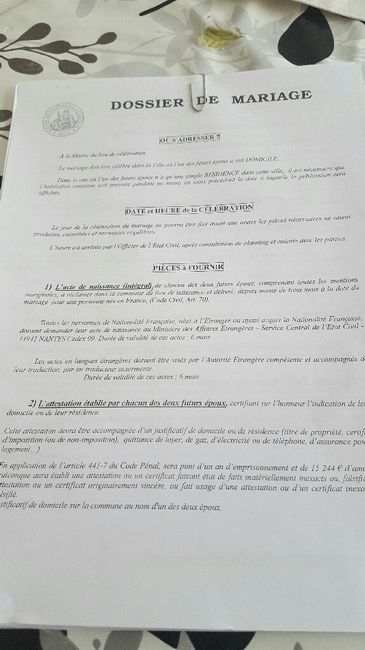 Dossier de mariage recuperé - 1