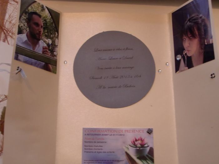 Mon faire part (interieur)