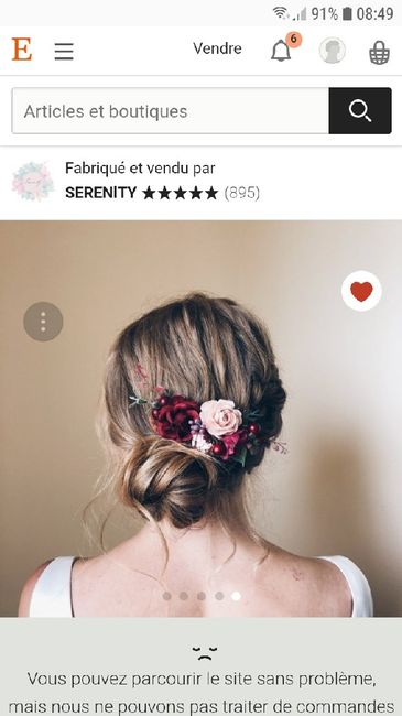Headband, peigne fleuri, pinces... - 1