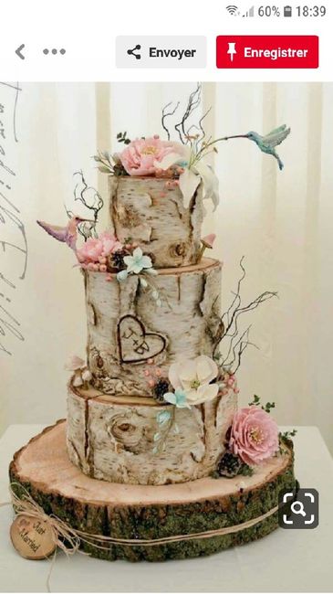 Inspiration wedding cake "bois" - 3