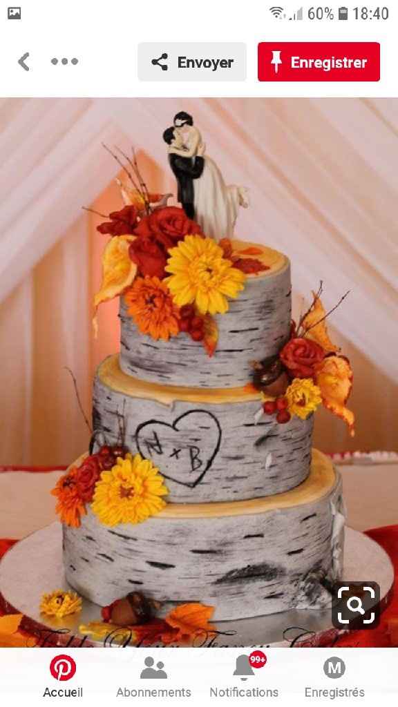 Inspiration wedding cake "bois" - 1