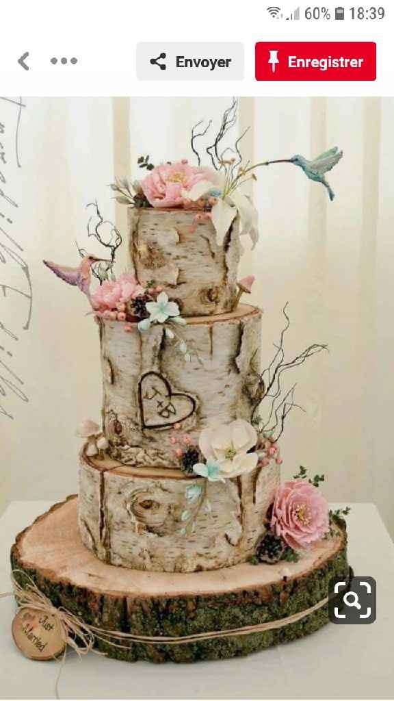 Inspiration wedding cake "bois" - 3