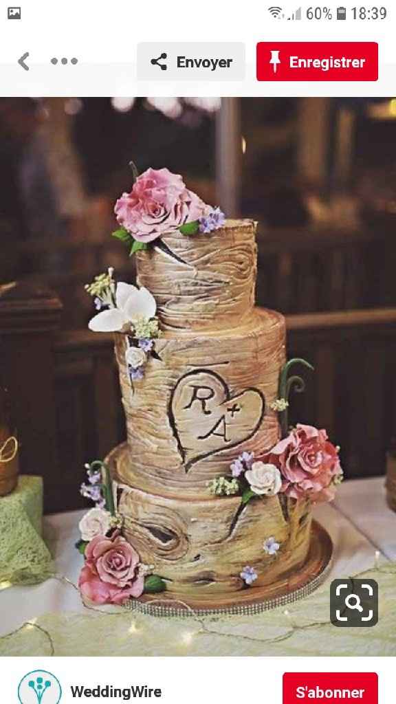 Inspiration wedding cake "bois" - 6
