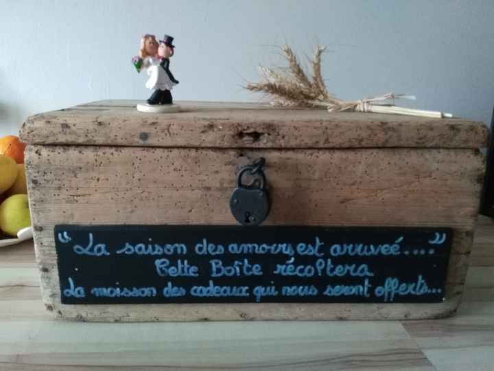 Urne de mariage terminé
