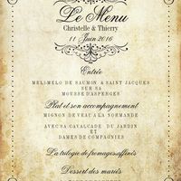 Menu champêtre