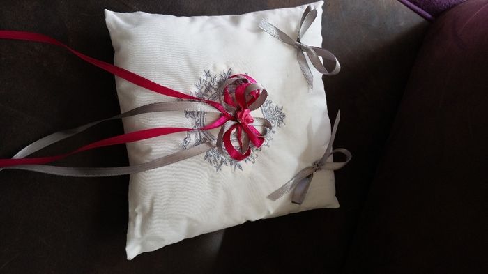 coussin customiser mariage civil
