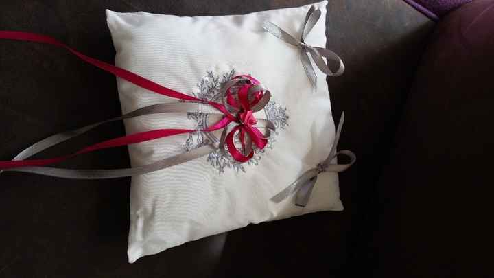 coussin customiser mariage civil