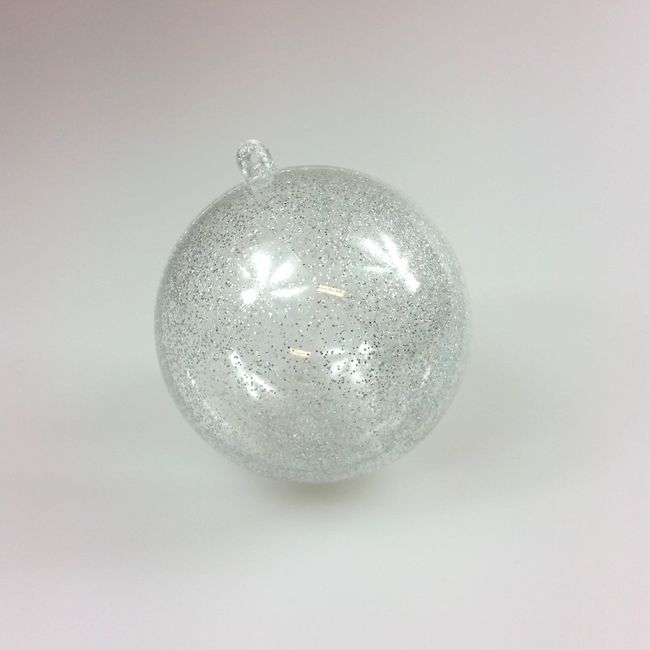 boule plexi pailletée