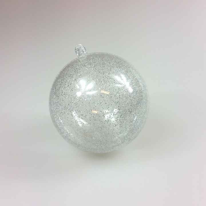 boule plexi pailletée