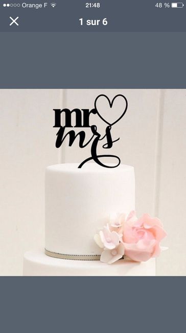 Cake topper original - 1
