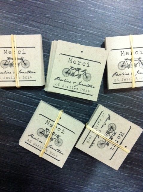 Recto étiquette cadeaux
