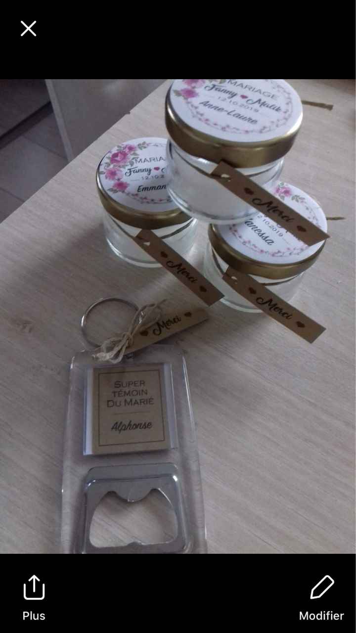 Cadeaux pour mes témoins - 2