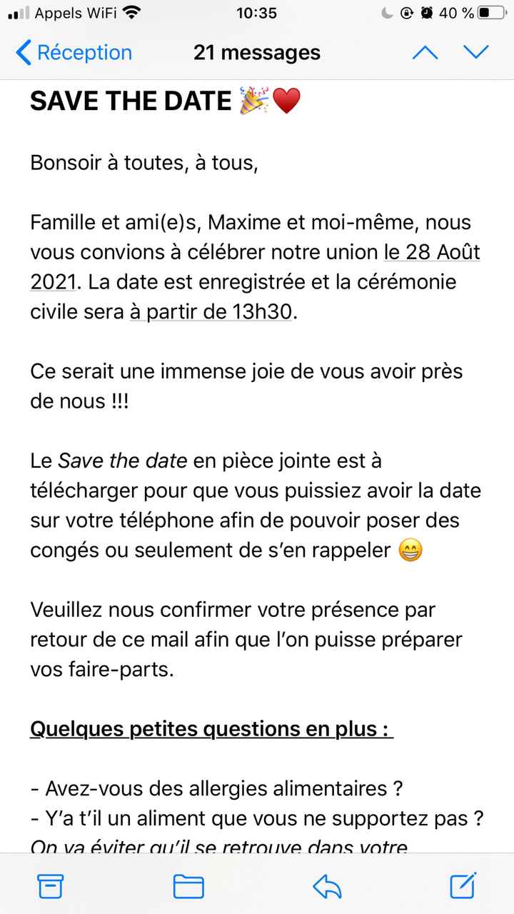 Annonce mariage - 1