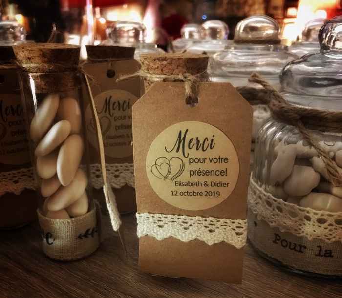 Dragées notre mariage