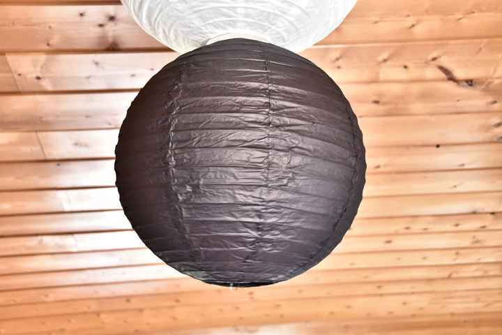 boule chinoise 34cm marron foncé (2)