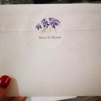 Enveloppes scellés avec les gommettes personnalisées !