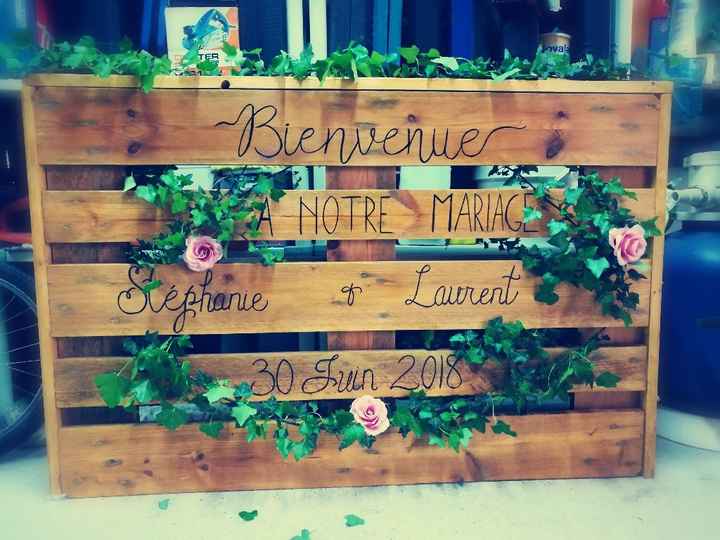 Panneau bienvenue fini 😍😊 - 1