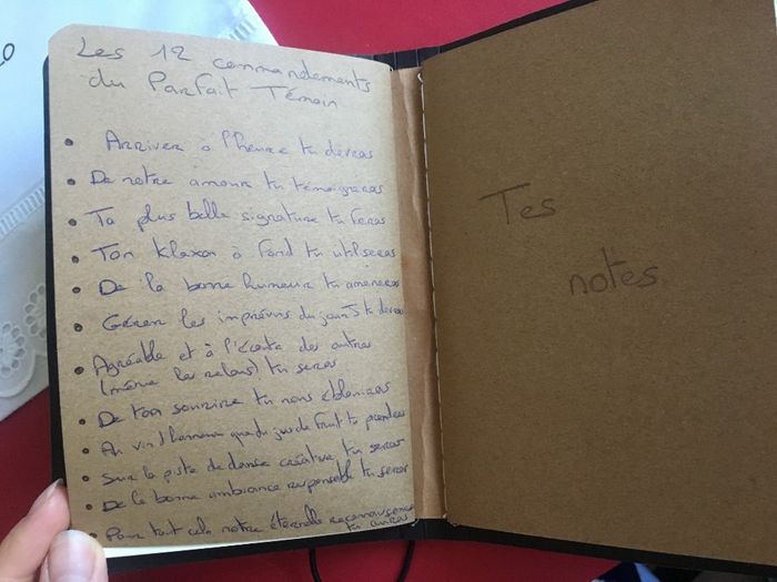 Carnet Guide du  Super Témoin - 13