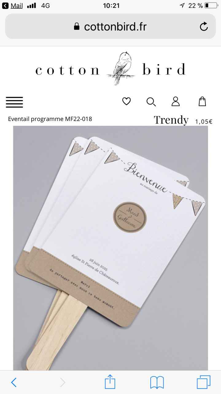 Programme éventail commander - 2