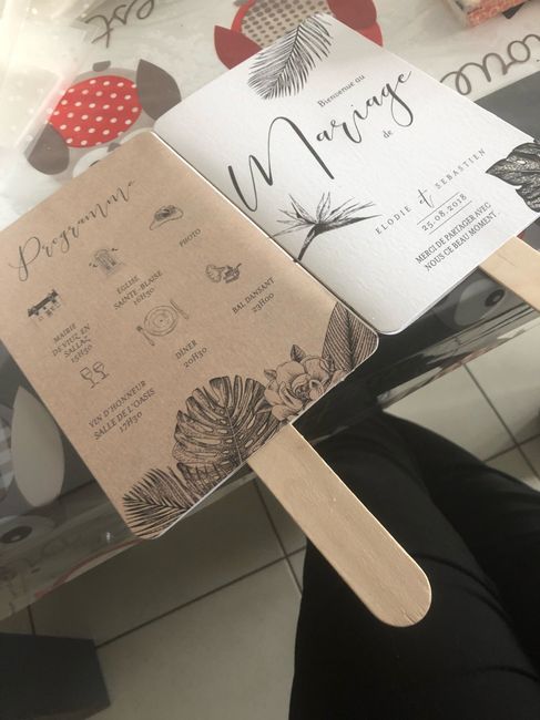 éventail programme cérémonie laïque 1