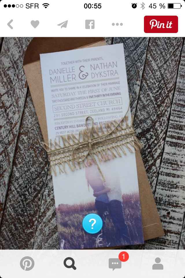 Quel style de faire part pour un mariage bohême - vintage ? - 5