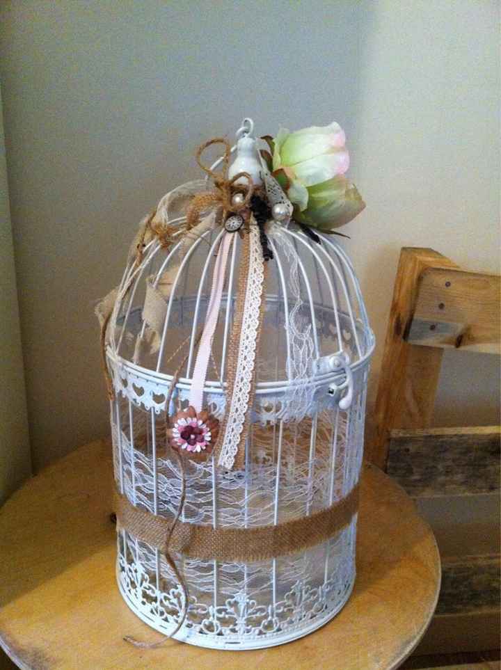 Urne cage oiseaux diy - 3
