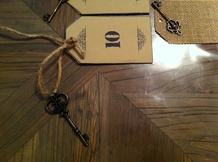 Mes numéro de table diy - 2