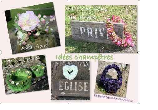Un esprit champêtre pour notre mariage