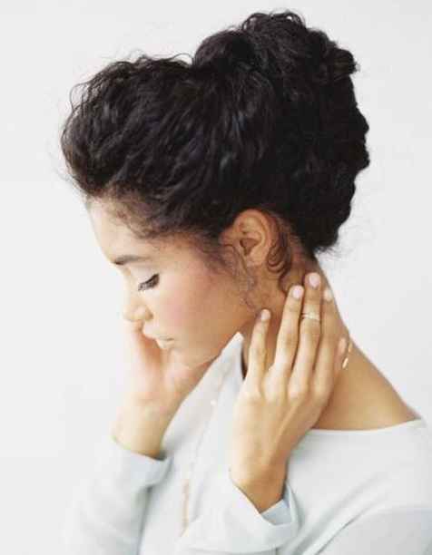 chignon bombé sans lissage