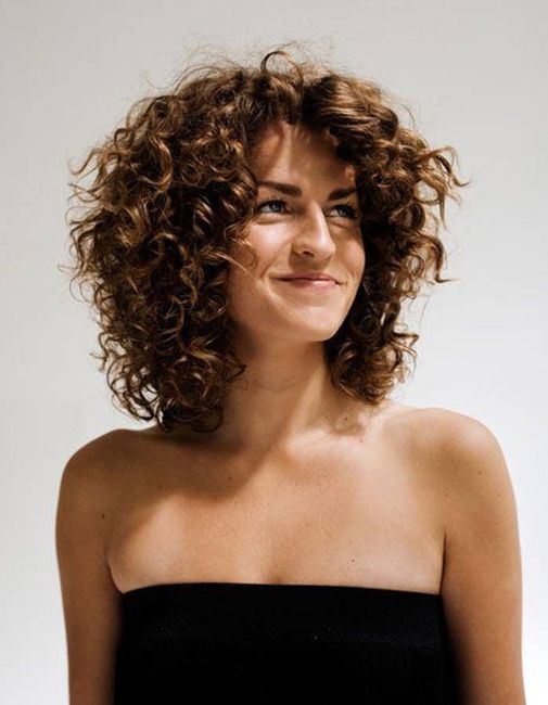 cheveux bouclés 