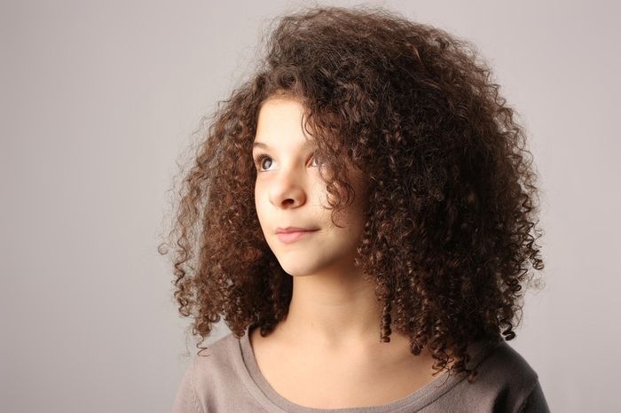 Cheveux frisés