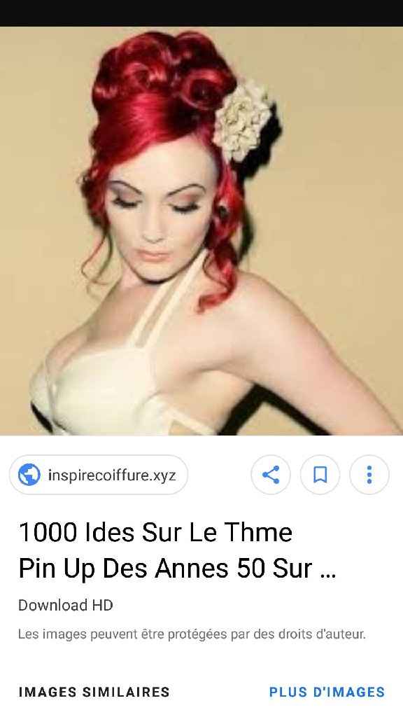 Hésitation.entre 2 coiffures voilà les photos ma robe sera une sirène bustier - 1