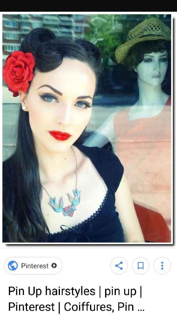 Hésitation.entre 2 coiffures voilà les photos ma robe sera une sirène bustier - 2