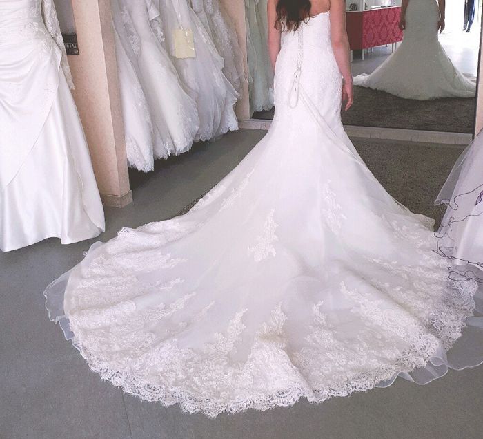Cette fois robe commandé et essayé avec collier et voile - 2