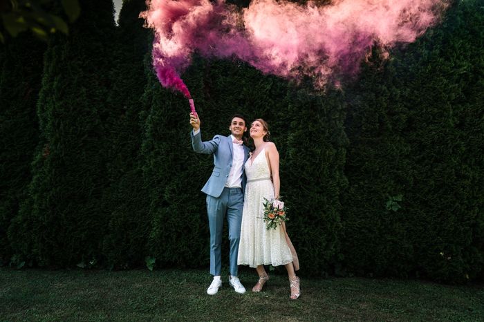 Fumigènes mariage 💒 2