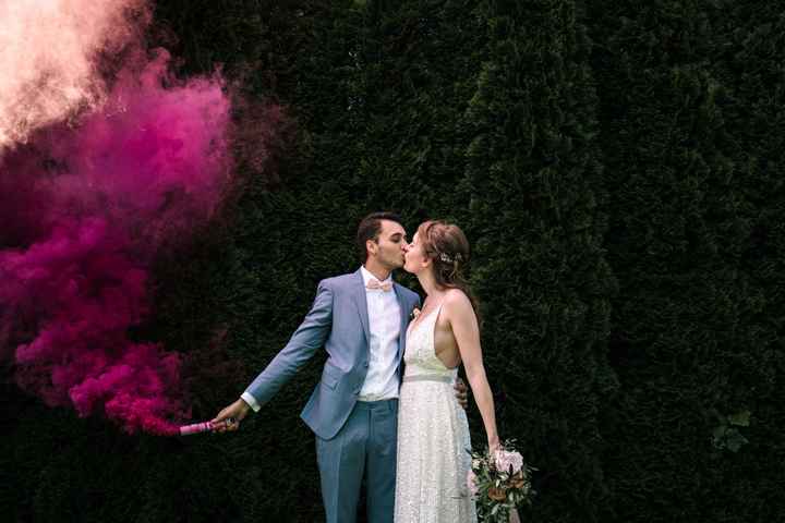 Fumigènes mariage 💒 - 2