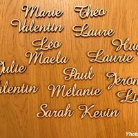 Prénom sur table - 1