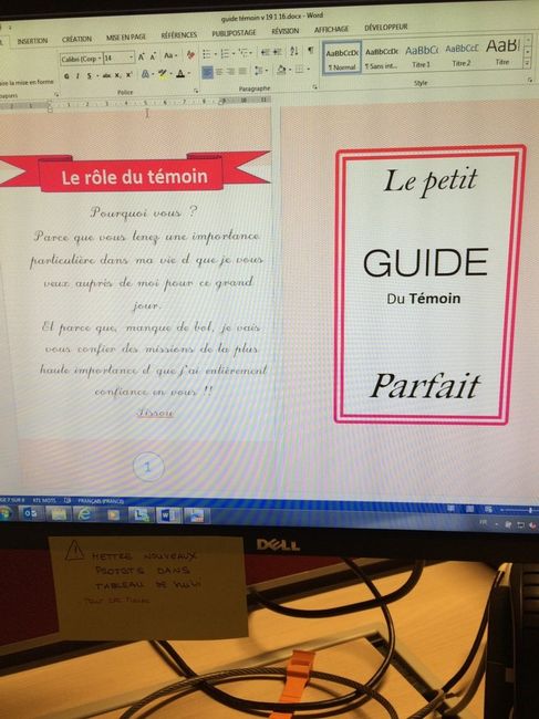 Guide du parfait témoin: help! - 1