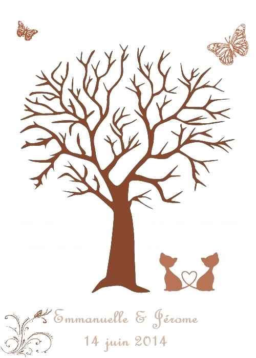 arbre a empreintes