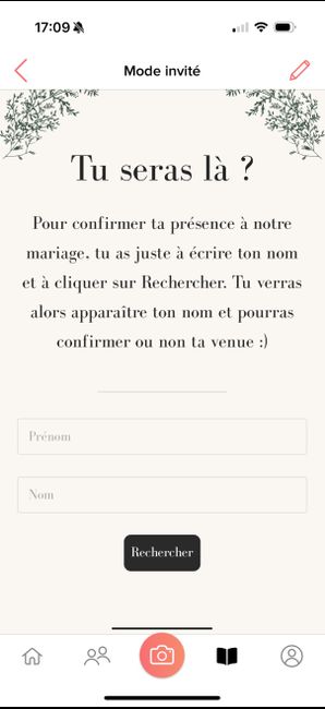Liste d’invités Wedshoots 1