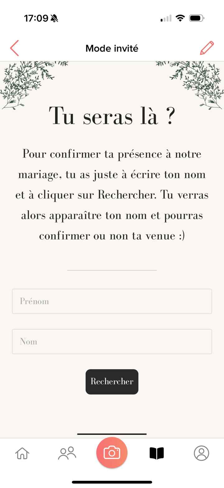 Liste d’invités Wedshoots - 1